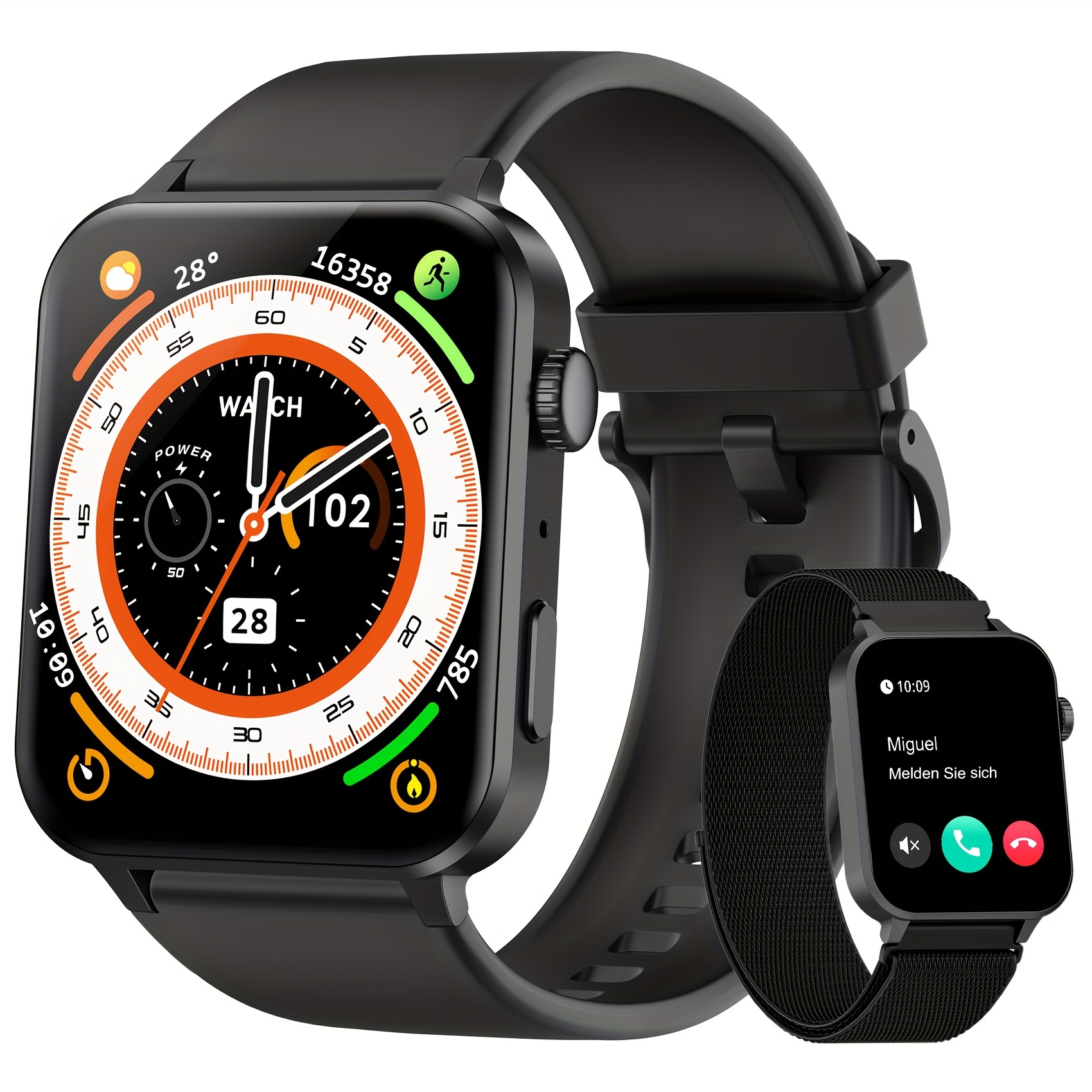 FeipuQu R30Pro Wireless Calling(Answer/Make Call) Smart Watch For Men Women, 100+ Sport Mode, Calorie, Pedometer, Multiple Wallpaper, The Best Christmas Gift For Couples - Image 10