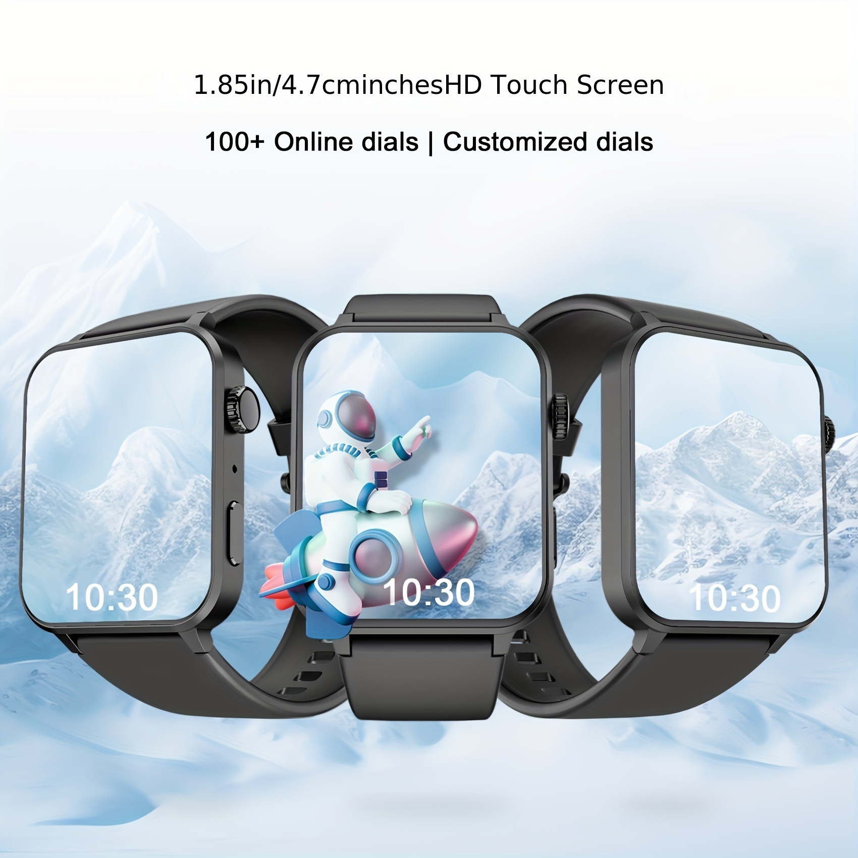 FeipuQu R30Pro Wireless Calling(Answer/Make Call) Smart Watch For Men Women, 100+ Sport Mode, Calorie, Pedometer, Multiple Wallpaper, The Best Christmas Gift For Couples - Image 9