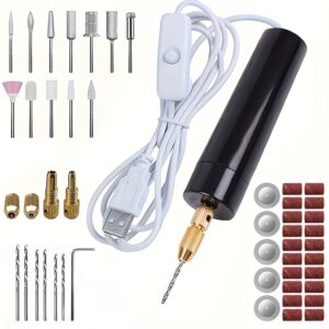 USB Mini Lightweight Handheld Craft Tool for Cutting, Grinding, Engraving, Polishing, Precision Drilling