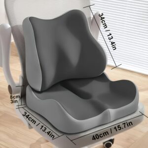 Memory Foam Cushion Designed for Car Seats, Office Chairs, And Wheelchairs: Offers Comfort And Elasticity, Supports The Lower Back, Improves Posture, And Is More Compatible with Car Seats.