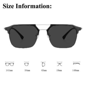 2024 New Fashion Myopia Fashion Glasses Outdoor UV400 Shade Goggles Men Vintage Far-sighted Eyewear Women Minus Sight Glasses-1.5-2.5