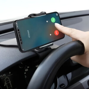 [Rotating Phone Holder] Universal Car Phone Holder - Adjustable Rotating Stand, Waterproof ABS Material, Easy Installation for All Smartphone Models, Sturdy Mount, Compact Design, Versatile Grip, Handsfree Driving, Phone Accessories, Driving Accessory, Car Owners, Rideshare Drivers