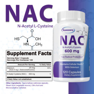 [Respiratory & Liver Health] NAC - With N-Acetyl-L-Cysteine and Selenium, Respiratory Health, Liver Health - 120pcs